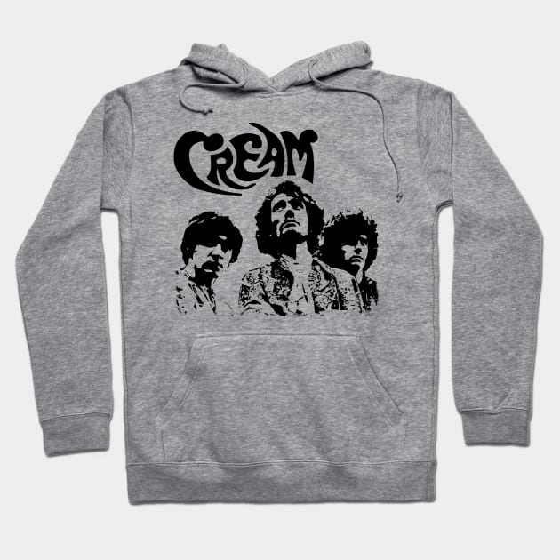 Retro Original of Cream Music Merchant Hoodie by BarryBridgesScene